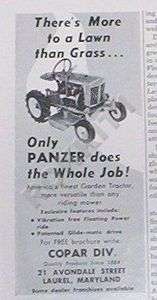 1960 Copar Panzer Tractor AD  