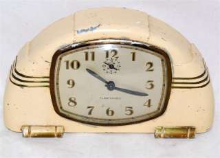 Vintage 1920s Ingraham Fleetwood Alarm Clock Rare  