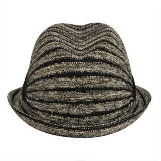 Kangol Marl Stripe Duke Black Hat Cap  