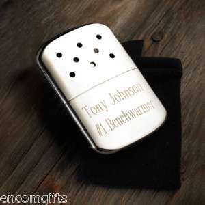 Chrome ZIPPO HAND WARMER Engraved Personalized FREE  