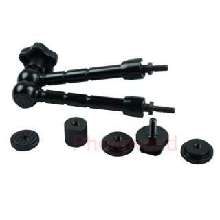   adjustable shoe mount adapter kit with 1/4 female and 3/8 threaded
