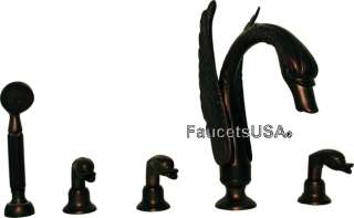 ORB SWAN TUB FAUCET MATCH OUR SINK OIL RUBBED BRONZE Free Ship 