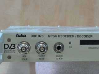 Fuba DRP 373 DRP 373 QPSK RECEIVER / DECODER DV3 ASI  