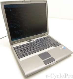 Dell Latitude D500 Laptop  Pentium M 1.3GHz  400MHz  40GB 4200RPM 