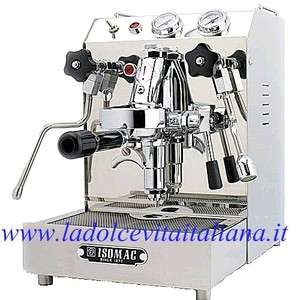 ESPRESSO COFFEE MACHINE ISOMAC TEA DUE COOL TOUCH STEAM AND WATER 