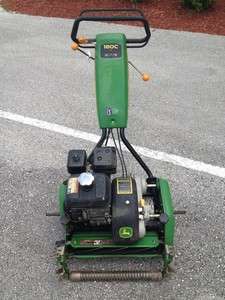 07 John Deere 180C pro golf turf putting green reel mower w/clipping 