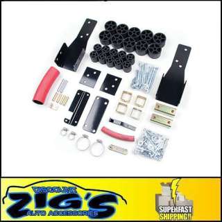 zone offroad products 2 body lift kit applications 1998 2004 chevy gmc 