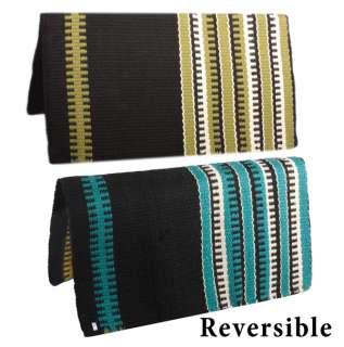   Premium Reversible Pattern New Zealand Wool Saddle Blanket  