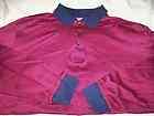 Turnbury red 1 pocket button down shirt short slvs M L