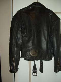 Parasuco Santana rocker black Leather biker jacket  