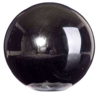 75mm Natural Black Obsidian Sphere, Ball Carving #8879  