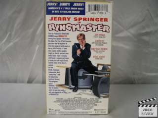 Ringmaster VHS Jerry Springer, Jaime Pressly 012236073536  
