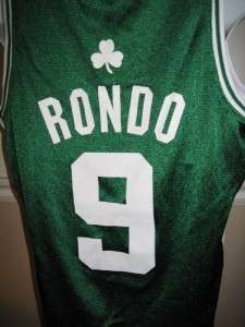 Rajon Rondo #9 Celtics Womens Adidas Large L Jersey #CZ  