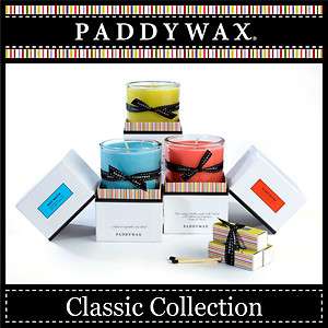 Paddywax Classic Collection 8 oz Boxed Glass Candle  