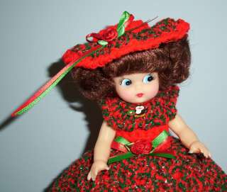 MRS. SANTA Air Freshener TP Cover Doll CROCHET Holiday  