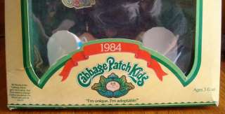 VINTAGE 1984 CABBAGE PATCH Kids DOLL in BOX Original Baby BOY Buck 