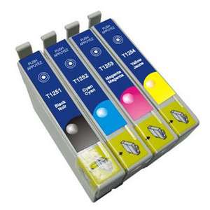 4pk Non OEM T125 ink cartridgesT1251 4 for Epson 320/520/NX125/NX625 