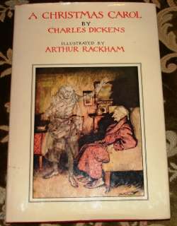 Christmas Carol by Charles Dickens illustrated by Arthur Rackman 