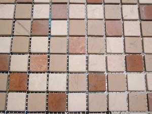 Naturstein Marmor Mosaik Fliesen Cotto Rosso Mix st0402  