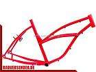 26 Rahmen Beachcruiser Cruiser Fahrradrahmen rot