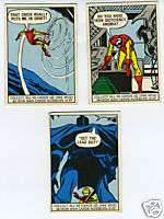 Three 1966 Marvel Comics Iron Man Trading Cards  