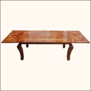   Wood 8 Seater Dining Table with Extensions & Cabriole Legs  