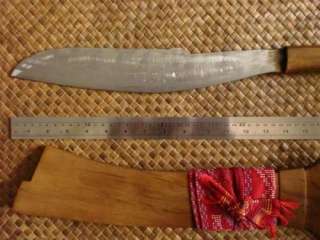 19.5 Basilan Yakan Pira Mangrove Wood Moro Sword Knife Tausug Barong 