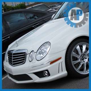   CLASS W211 S211 E63 AMG STYLE FRONT BUMPER ABS 06 09 WITH PDC  