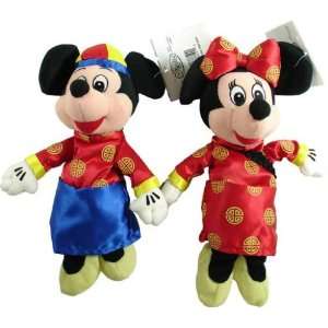  Disney Mickey & Minnie Mouse in Chinese Dress Beanie 
