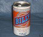 old opened empty aluminum beer can billy carter beer from