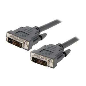  Coboc 25 ft. DVI D Dual Link 28AWG Male to Male Black 