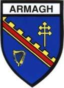 Armagh Irish County Crest Logo Decal Car Sticker  
