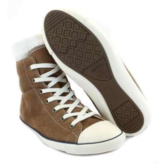 Converse All Star Light Double Collar High Trainers 527841 Brown 