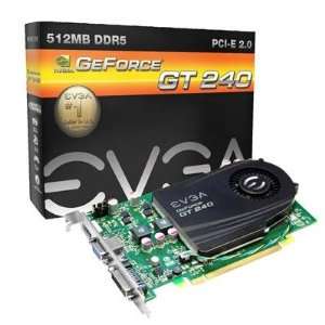  EVGA GT 240 512MB DDR5 w/SF IV & Software Bundle 