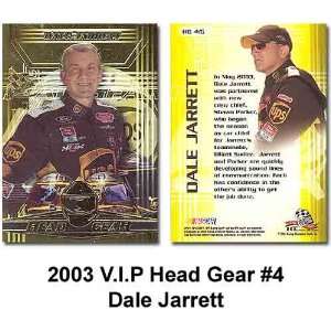Head Gear 03 Dale Jarrett Trading Card  Sports 