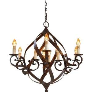   Mayfair Currey In A Hurry Gramercy Chandelier with Customizable Shades