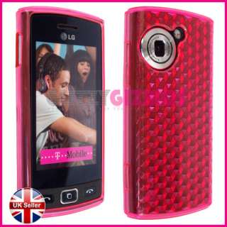 LG VIEWTY SNAP GM360 PINK GEL SILICONE CASE COVER  