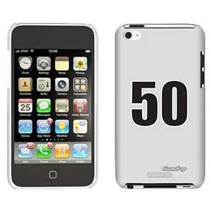    Number 50 on iPod Touch 4 Gumdrop Air Shell Case Electronics