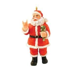  Sign Language ILY Santa Ornament