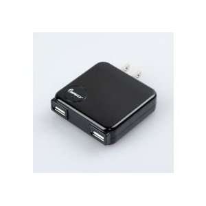  New USB210 10 Watt Dual USB Power Adapter   Black 