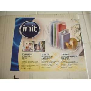  Init 16 CD/11 DVD Media Storage   Clear Electronics