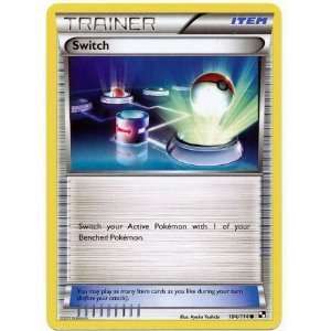  Pokemon Black & White Single Card Switch #104 Uncommon 