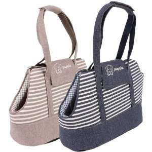   Outing Beige Stripe Pet Carrier For Dog or Cat Patio, Lawn & Garden