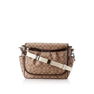  Coach Snaphead Signature Baby Diaper Messenger Bag Purse 