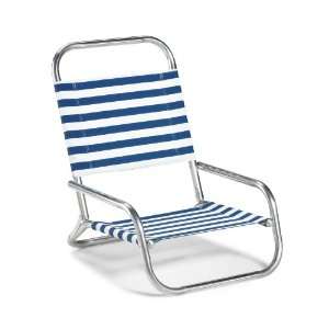   and Sand Folding Beach Chair, Blue/White Stripe Patio, Lawn & Garden