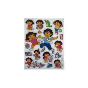   Nickelodeon Dora The Explorer 3D Sticker Set (1 Sheet) Toys & Games