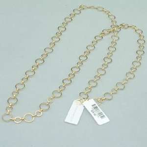 42 Super Long Gold Tone Charter Club Chain Necklace NWT Msrp $28 Wear 
