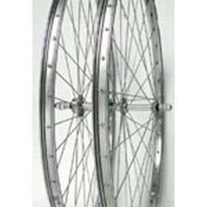  26x1 3/8, Front, B/O, Chrome Steel Wheel Sports 
