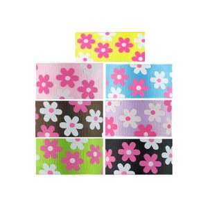   Flower Printed Grosgrain Ribbon  Combo Arts, Crafts & Sewing