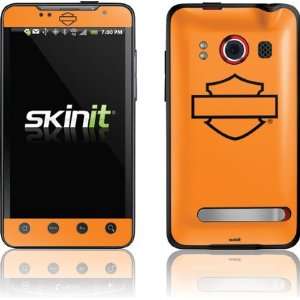  Skinit Harley Davidson Orange Logo Silhouette Vinyl Skin 